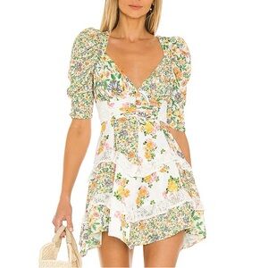 For Love & Lemons Rosalyn Mini Dress